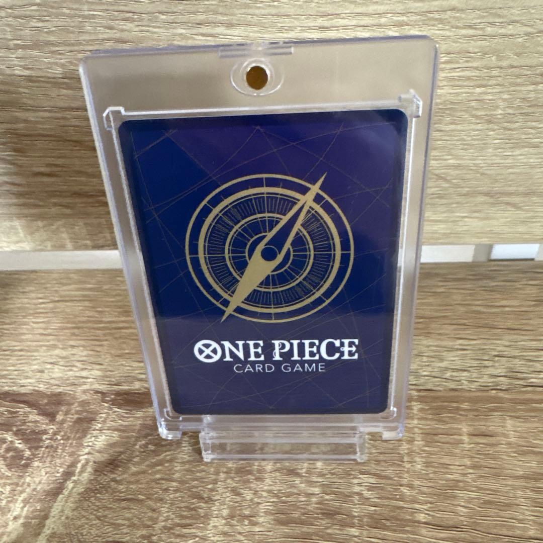 One Piece Monkey D. Luffy OP05-119 SEC Parallel Japanese trading card in protective hard case and sleeve