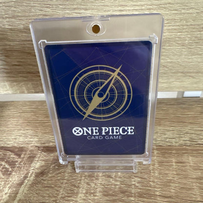 One Piece Monkey D. Luffy OP05-119 SEC Parallel Japanese trading card in protective hard case and sleeve
