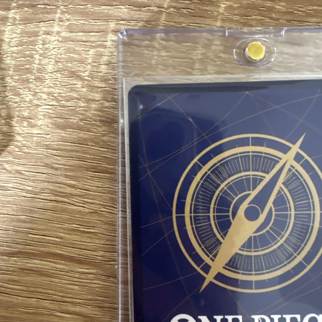 One Piece Monkey D. Luffy OP05-119 SEC Parallel Japanese trading card in protective hard case and sleeve
