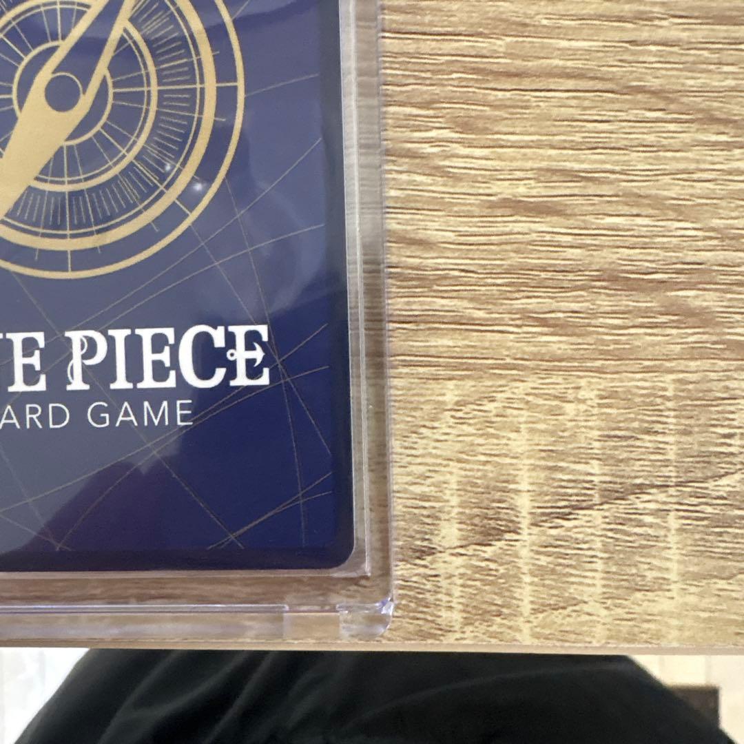 One Piece Monkey D. Luffy OP05-119 SEC Parallel Japanese trading card in protective hard case and sleeve