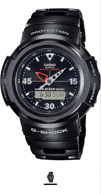 Casio G-Shock AWM-500-1AJF Model Metal Watch with Tapsu Solar and Radio Watch — Japan Import