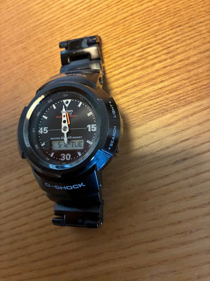 Casio G-Shock AWM-500-1AJF Model Metal Watch with Tapsu Solar and Radio Watch — Japan Import