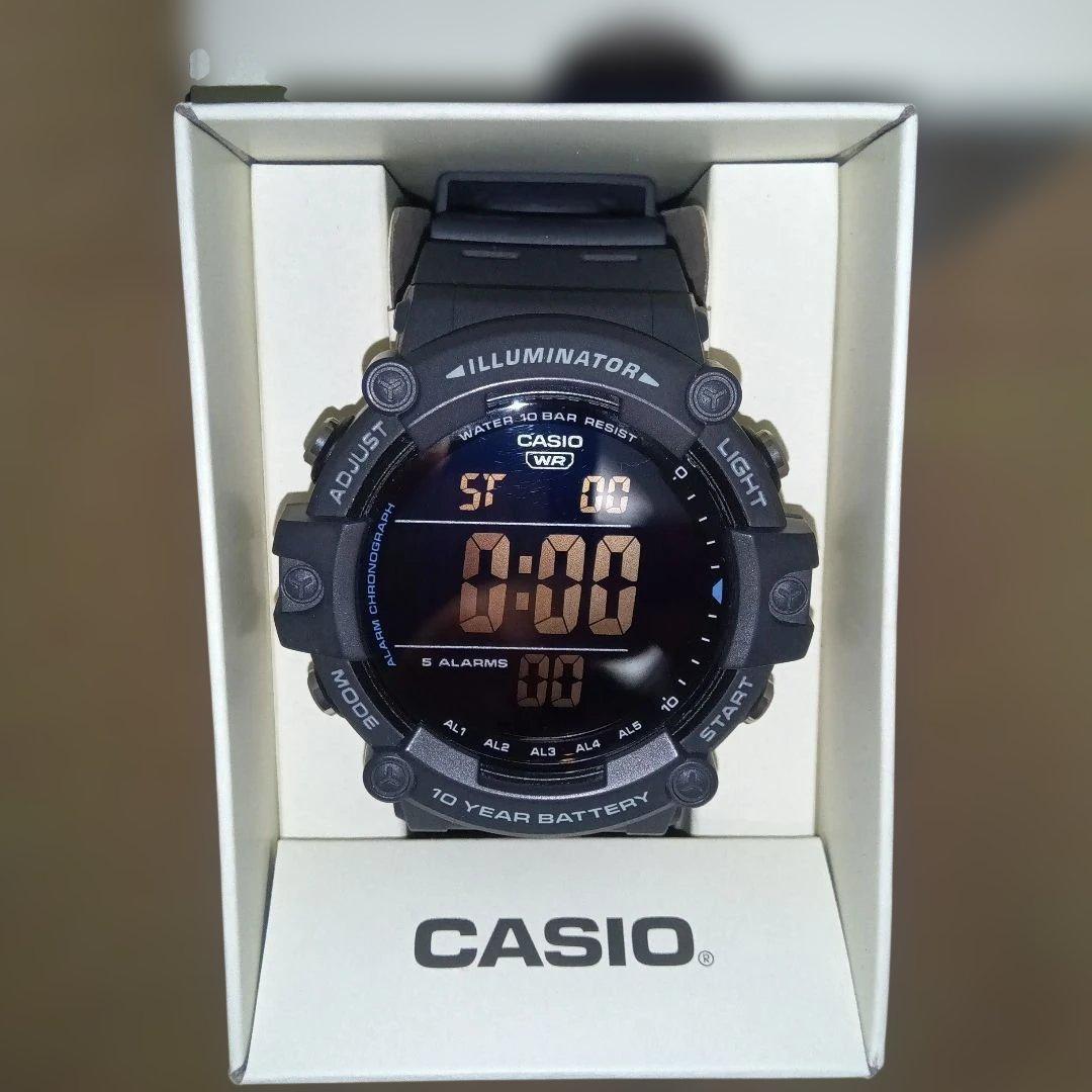 Casio Digital Quartz Watch 3502 AE-WH1500 with Reversed LCD Body Only Japan Import