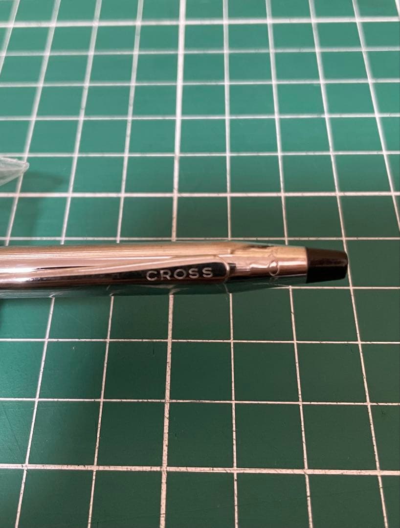 Used Cross Classic Century brass ballpoint pen with chrome plating and corroded surface, Japan import