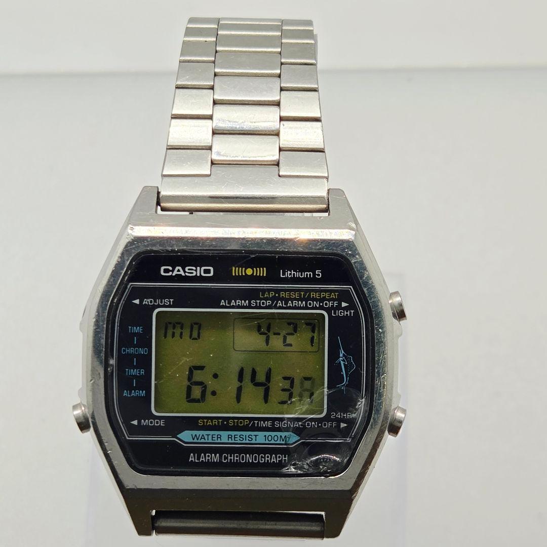 Casio H101 Vintage Digital Chronograph Watch with Battery Replacement — Japan Import