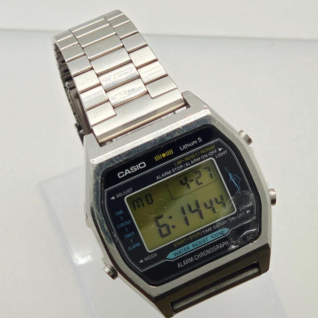 Casio H101 Vintage Digital Chronograph Watch with Battery Replacement — Japan Import