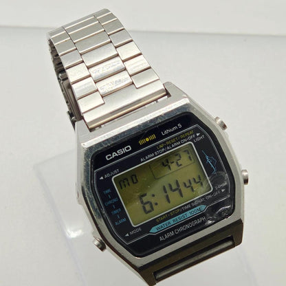 Casio H101 Vintage Digital Chronograph Watch with Battery Replacement — Japan Import