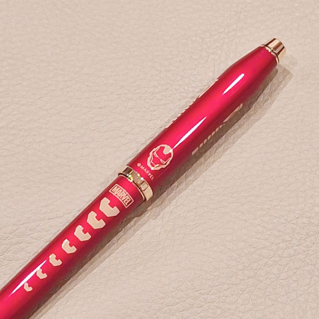 Cross Century II Marvel Iron Man metal ballpoint pen model AT0085D-105 with cap and accessories