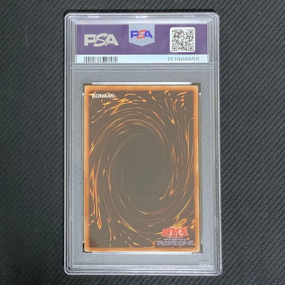 PSA9 graded Stardust Dragon relief trading card showing minor scratches and holo chips