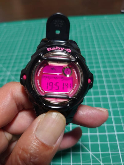 Casio Baby-G BG-169R-1BJF Watch Black Pink Battery Replaced — Japan Import