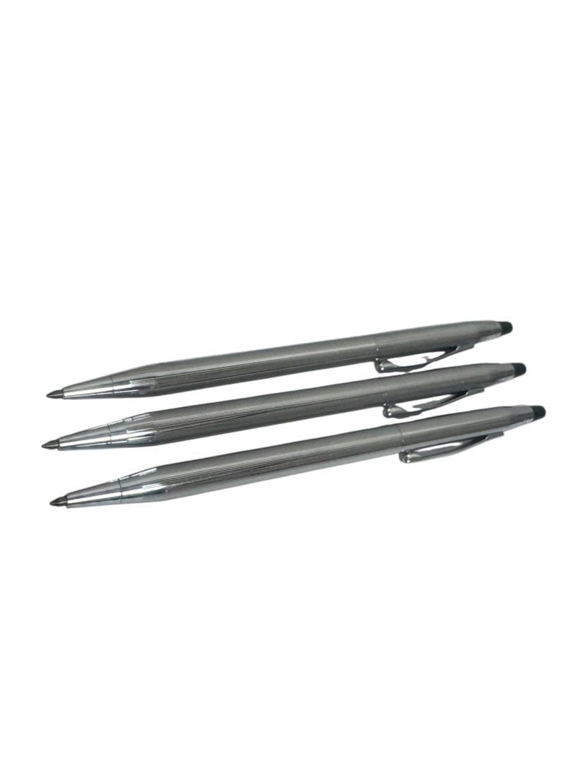 Cross Classic Century Ballpoint Pen Set of 3 Silver Color