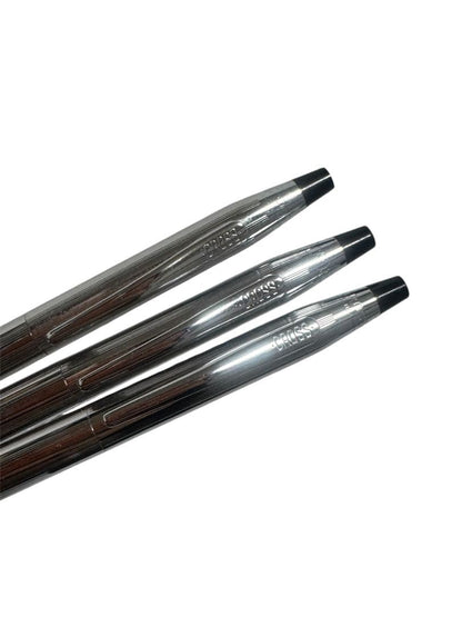 Cross Classic Century Ballpoint Pen Set of 3 Silver Color