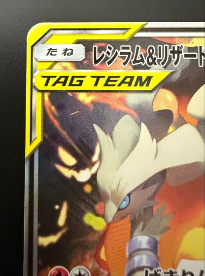 Bandai Shiny Rayquaza & Charizard GX secret rare SA collectible trading card Japan import