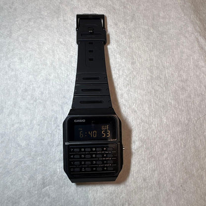 Casio Digital Calculator Watch CA-53W Black Japan Import