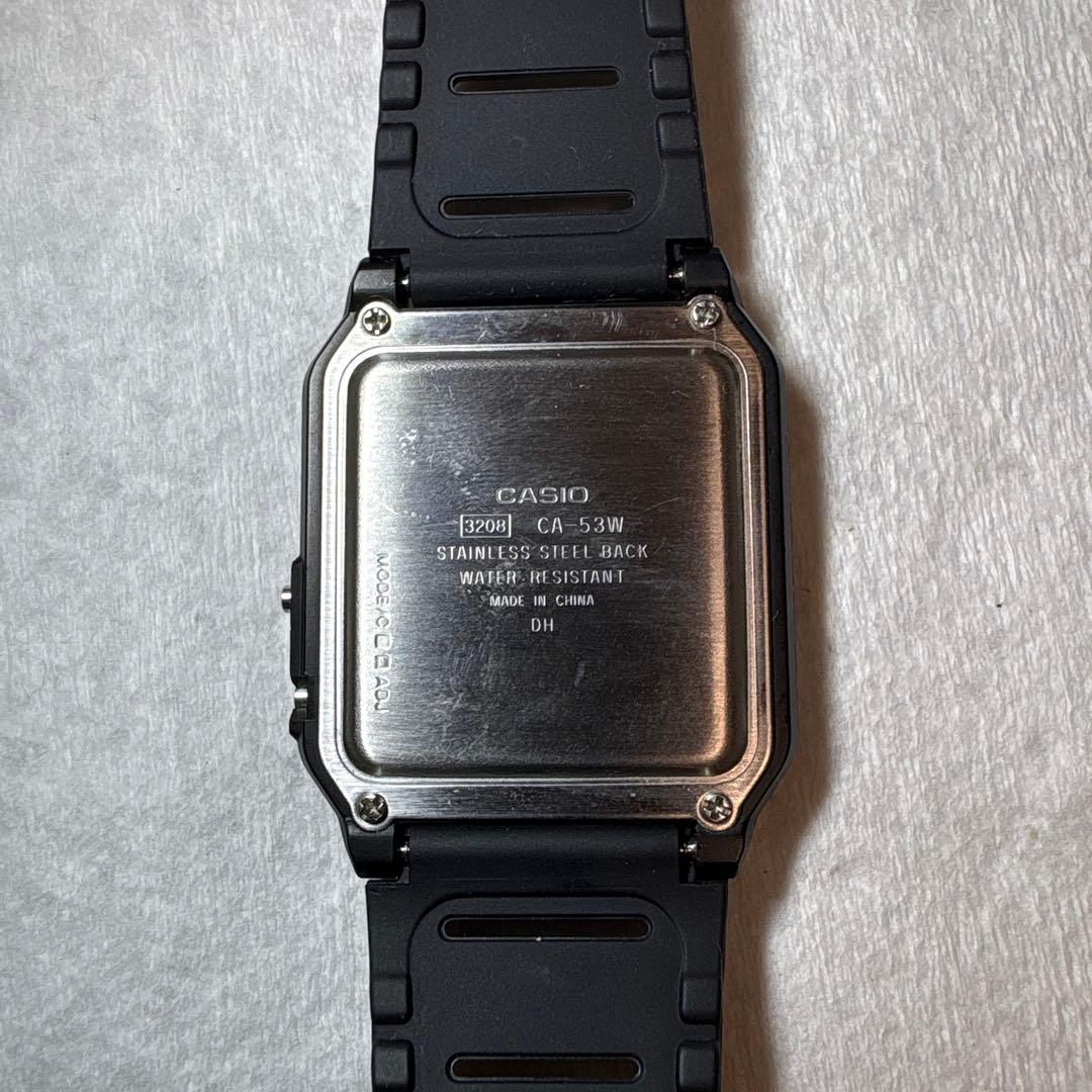 Casio Digital Calculator Watch CA-53W Black Japan Import