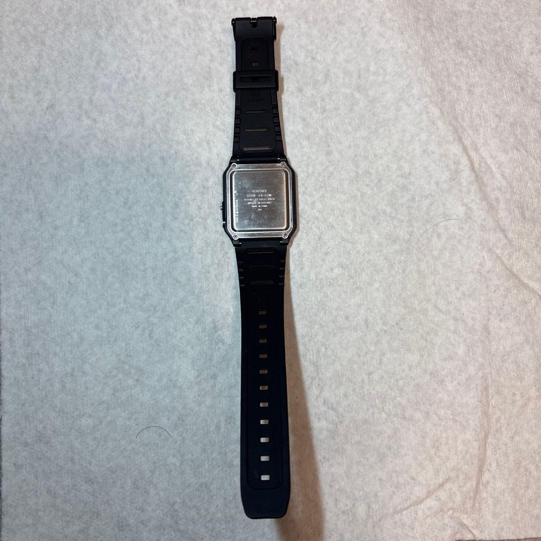 Casio Digital Calculator Watch CA-53W Black Japan Import