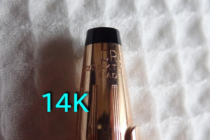 Cross Selectip Rollerball Pen 1/20 14K Gold Filled
