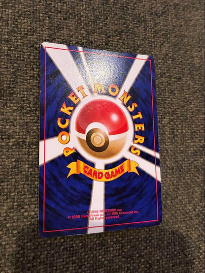 Genuine Pokemon Card Pikachu First Edition 1st Expansion Set Japanese Import with minor scratches