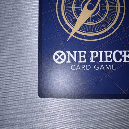 Monkey D. Luffy One Piece promotional card from Mos Burger collaboration stored in sleeve and coin case
