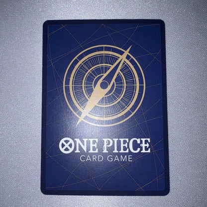 Monkey D. Luffy One Piece promotional card from Mos Burger collaboration stored in sleeve and coin case