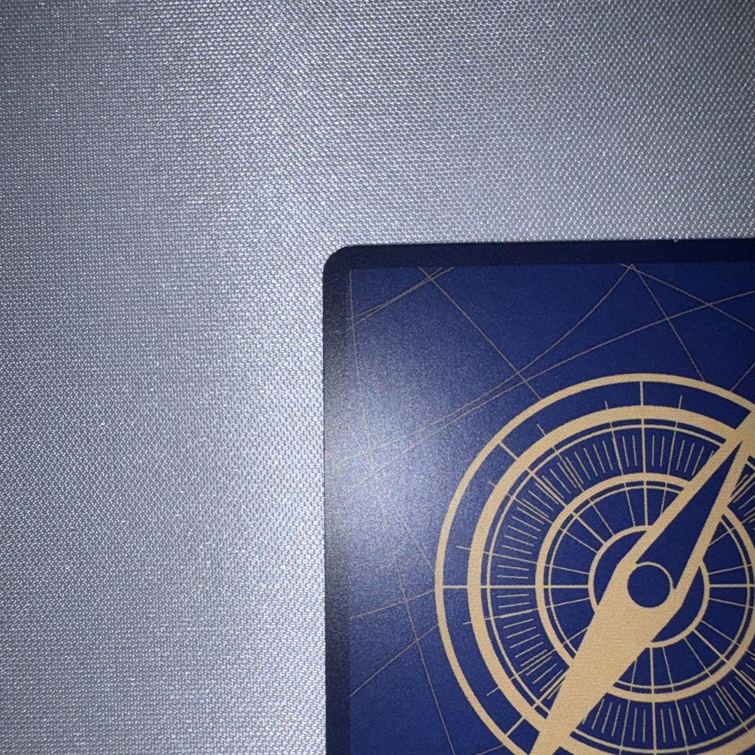 Monkey D. Luffy One Piece promotional card from Mos Burger collaboration stored in sleeve and coin case