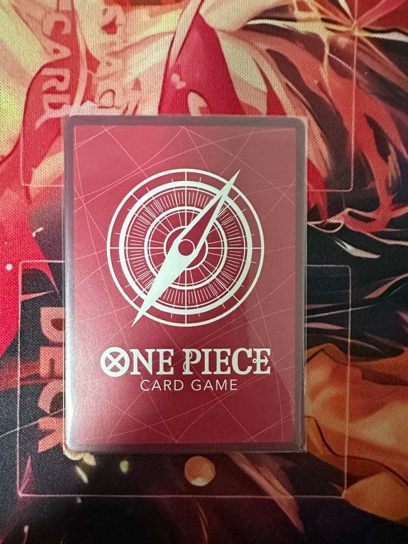 One Piece Monkey D. Luffy OP11-041 blue and yellow leader parallel trading card