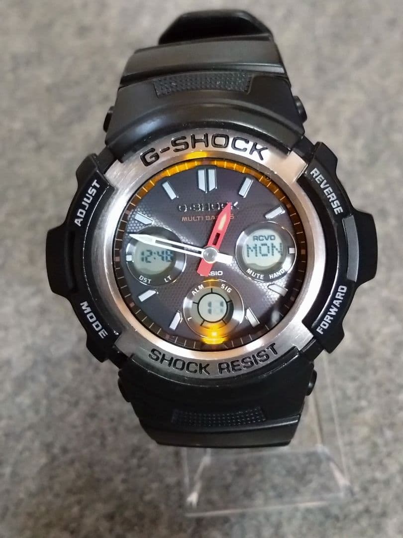 Casio G-Shock Tough Solar AWG-M100-1AJF Standard Model Black Dial , Japan Import