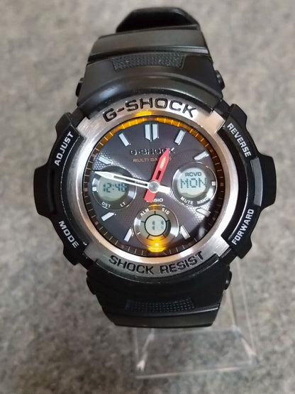 Casio G-Shock Tough Solar AWG-M100-1AJF Standard Model Black Dial , Japan Import