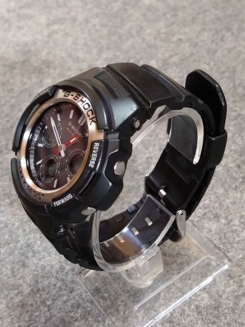 Casio G-Shock Tough Solar AWG-M100-1AJF Standard Model Black Dial , Japan Import