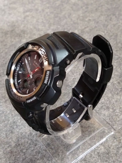 Casio G-Shock Tough Solar AWG-M100-1AJF Standard Model Black Dial , Japan Import