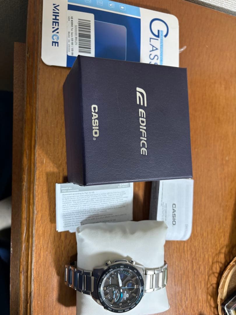 Casio Edifice ECB-900DB-1B Digital Watch with Tachymeter and Tough Solar — Japan Import