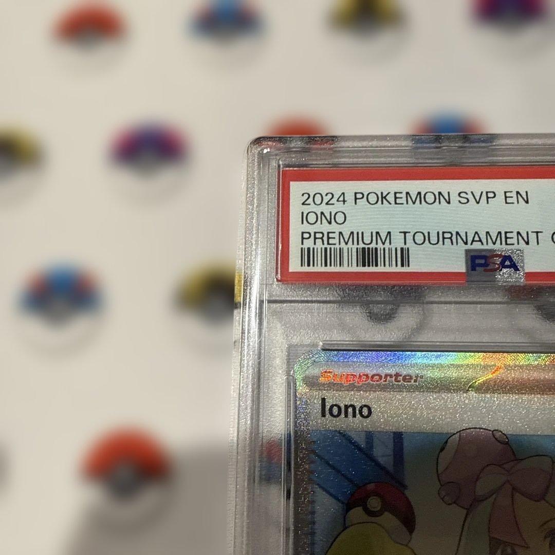 Nintendo Japan Promo Iono PSA9 Pokémon Card Game Overseas Version graded PSA9 in plastic case