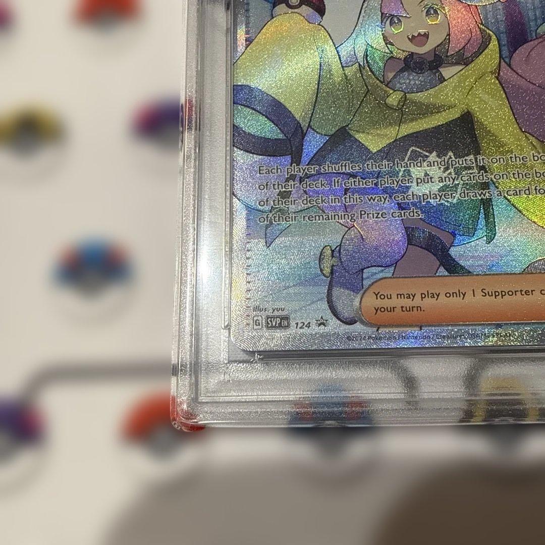 Nintendo Japan Promo Iono PSA9 Pokémon Card Game Overseas Version graded PSA9 in plastic case