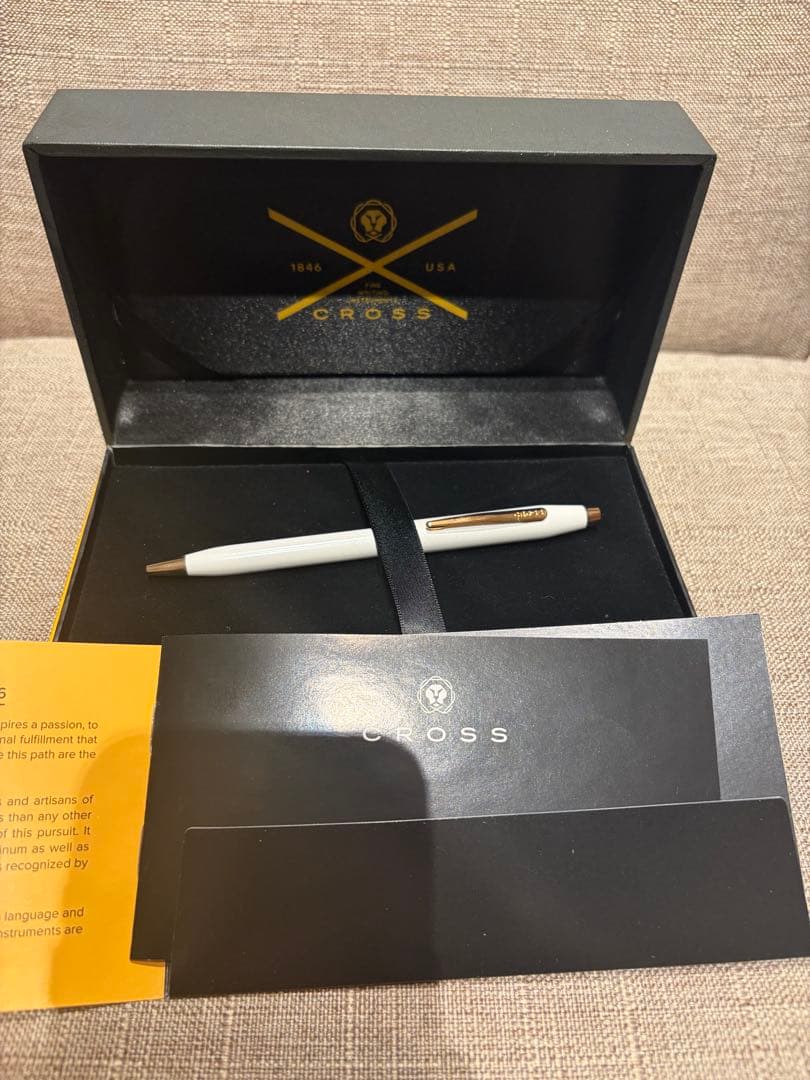Cross Century II Pearl White Lacquer Ballpoint Pen