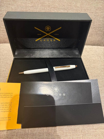 Cross Century II Pearl White Lacquer Ballpoint Pen