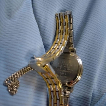 Seiko Creo Ladies Watch Quartz Gold Silver