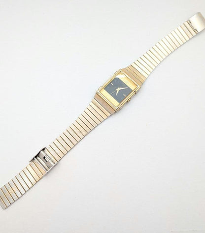 Casio MQ-728G Square Analog Quartz Wristwatch with Metal Band - Japan Import
