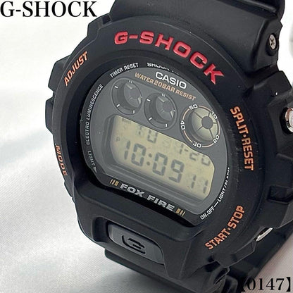 Casio G-Shock Watch Men FOX FIRE 0147 Model Quartz 50.2mm Black — Japan Import