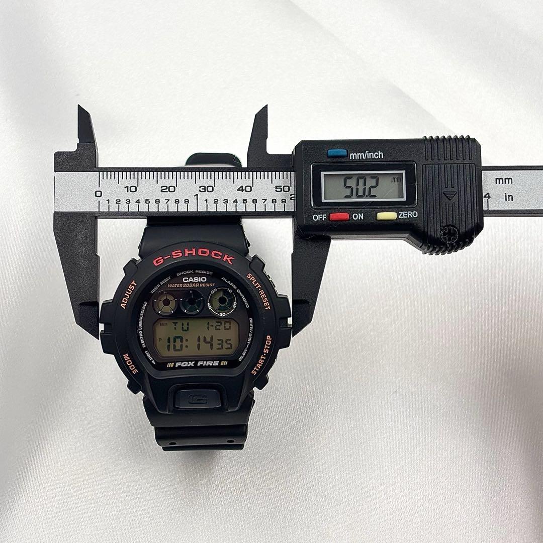 Casio G-Shock Watch Men FOX FIRE 0147 Model Quartz 50.2mm Black — Japan Import