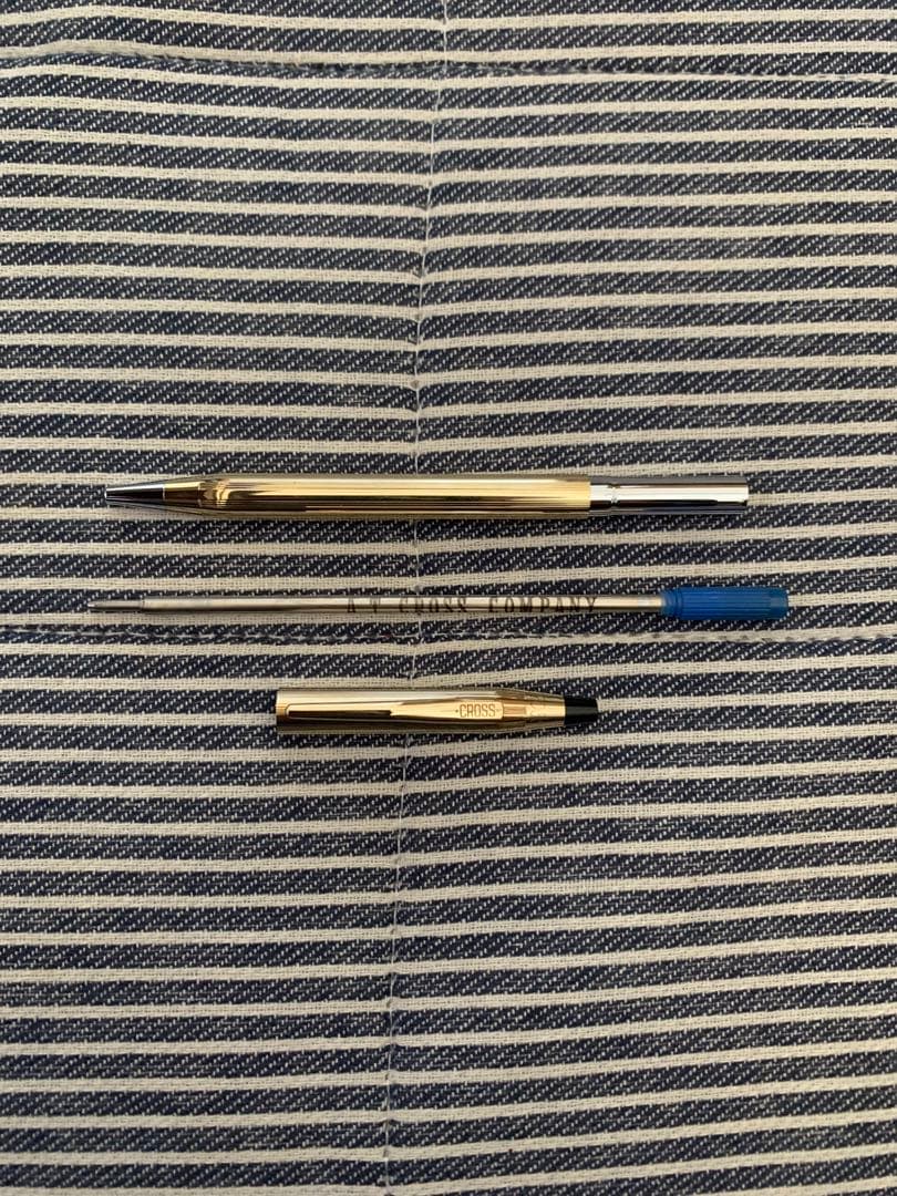Cross Classic Century Ballpoint Pen and Pencil Set 10kt Gold Plated