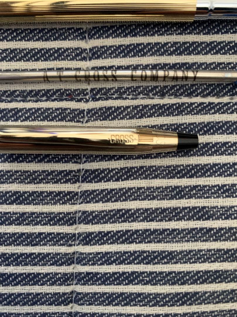 Cross Classic Century Ballpoint Pen and Pencil Set 10kt Gold Plated