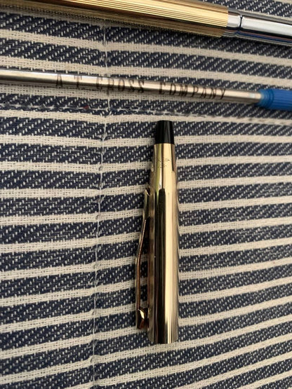 Cross Classic Century Ballpoint Pen and Pencil Set 10kt Gold Plated