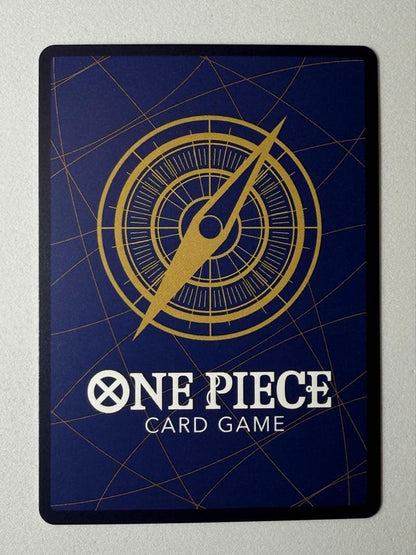 One Piece Monkey D. Luffy OP18-001 C SP trading card from Bloodline set Japanese import in protective sleeve