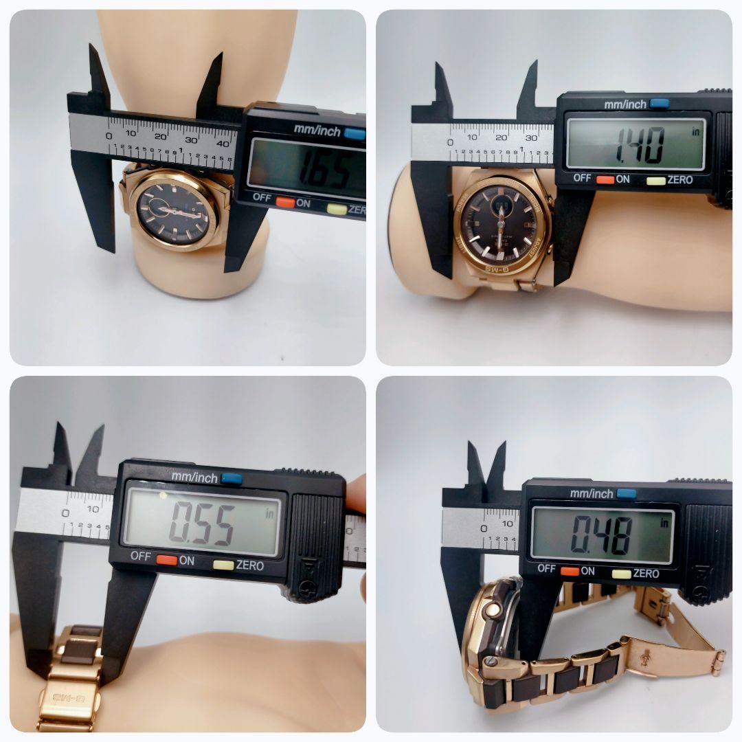 Casio G-MS MSG-W200CG Radio-Controlled solar watch with Rose Gold tone