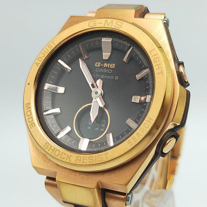 Casio G-MS MSG-W200CG Radio-Controlled solar watch with Rose Gold tone