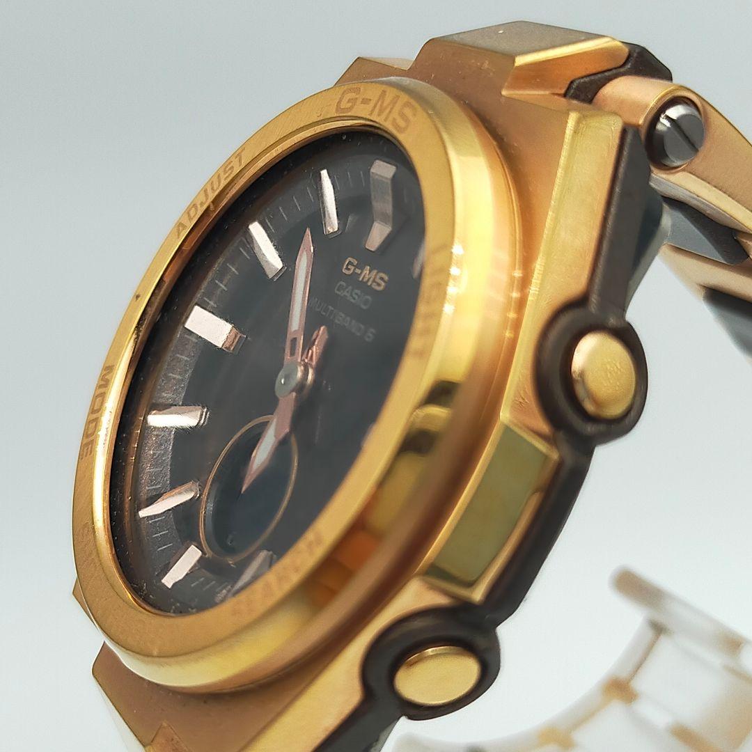 Casio G-MS MSG-W200CG Radio-Controlled solar watch with Rose Gold tone