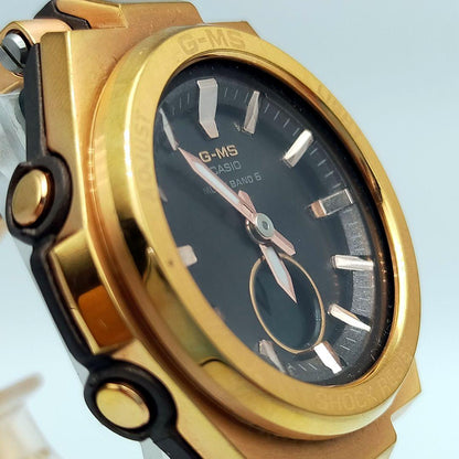 Casio G-MS MSG-W200CG Radio-Controlled solar watch with Rose Gold tone
