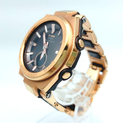 Casio G-MS MSG-W200CG Radio-Controlled solar watch with Rose Gold tone