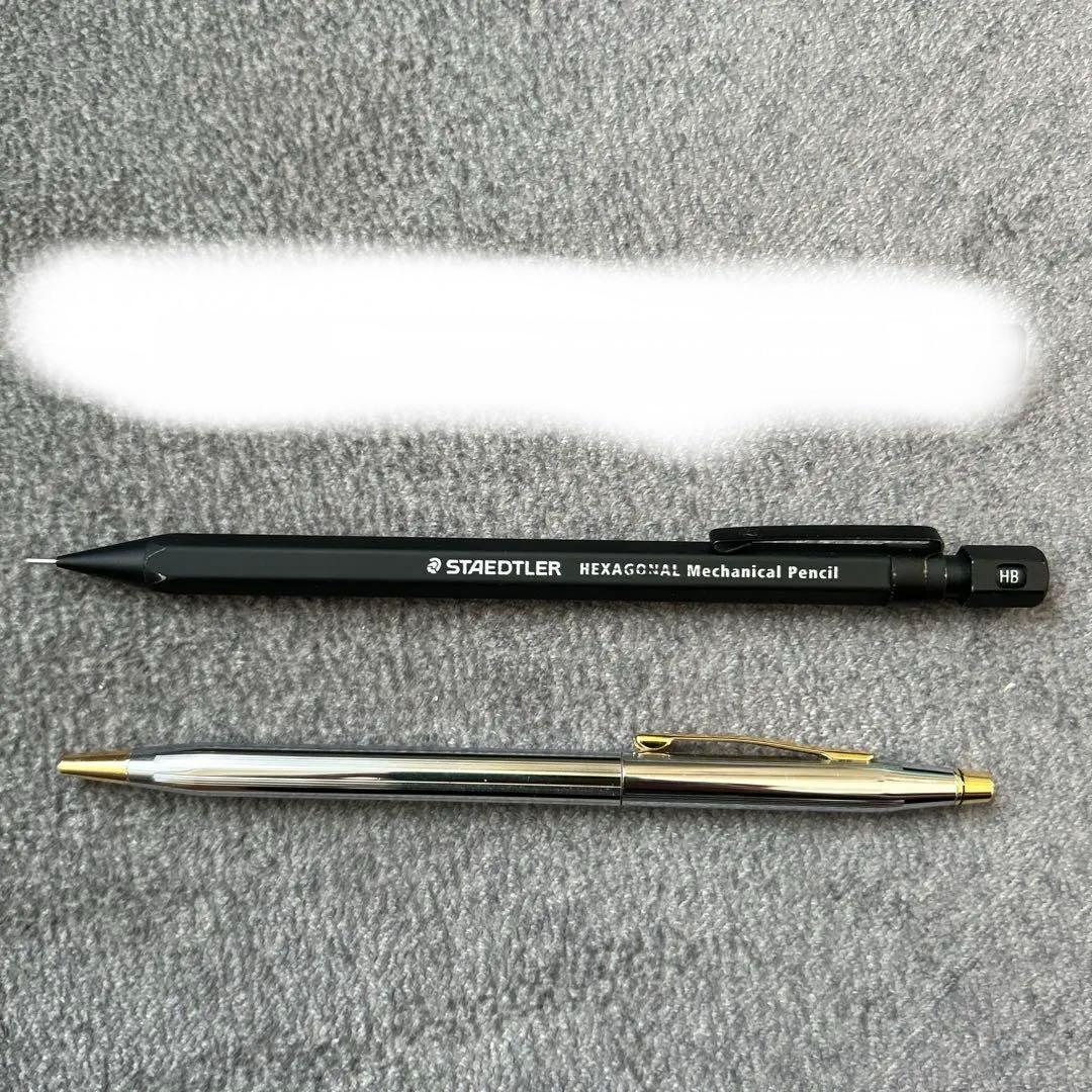 CROSS Hexagonal Mechanical Pencil Bulk Black Metal Model - Japan Import