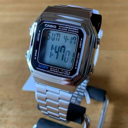 Casio A178WA-1A Silver Men's Watch Quartz Standard Watch Japan Import